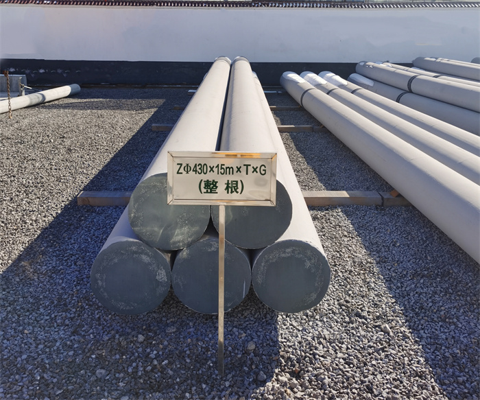 永川430×15米×T×G终端电线杆